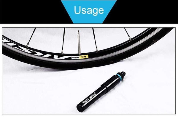 Planet Gates Portable Bicycle Pump 150PSI Presta/Schrader Road MTB Mountain Bike Pump Cycling Inflator Hand Pump For Bicycle