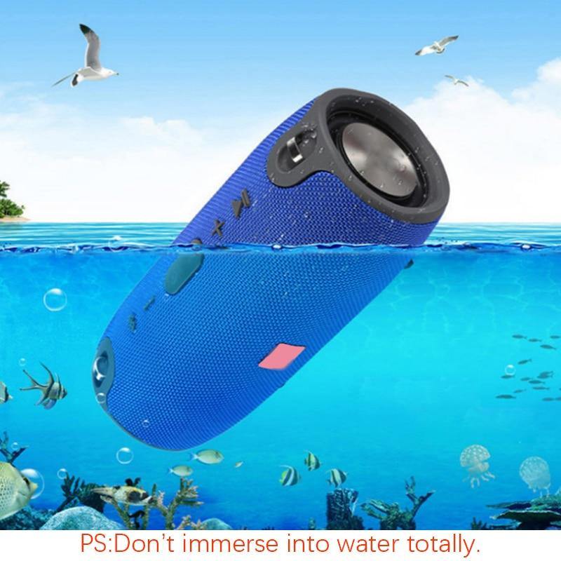 Planet Gates Portable Bluetooth Speaker Outdoor Waterproof Stereo Column Wireless Speakers With Mic FM Radio MP3 Bass Sound Box Dropshipping