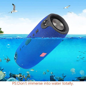 Planet Gates Portable Bluetooth Speaker Outdoor Waterproof Stereo Column Wireless Speakers With Mic FM Radio MP3 Bass Sound Box Dropshipping