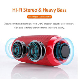 Planet Gates Portable Bluetooth Speaker Wireless Bass Subwoofer Waterproof Outdoor Speakers Boombox AUX TF USB Stereo Loudspeaker Music Box