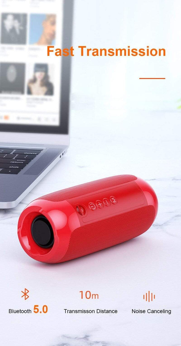 Planet Gates Portable Bluetooth Speaker Wireless Bass Subwoofer Waterproof Outdoor Speakers Boombox AUX TF USB Stereo Loudspeaker Music Box