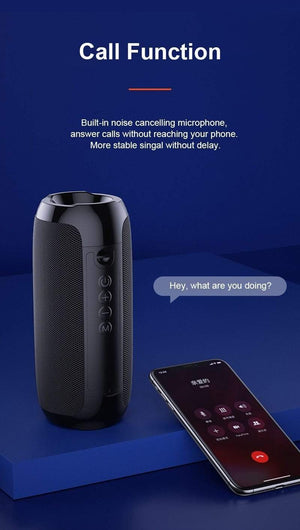 Planet Gates Portable Bluetooth Speaker Wireless Bass Subwoofer Waterproof Outdoor Speakers Boombox AUX TF USB Stereo Loudspeaker Music Box