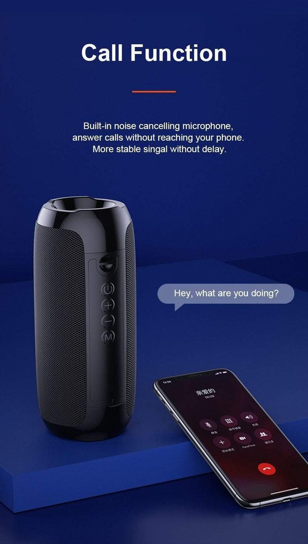 Planet Gates Portable Bluetooth Speaker Wireless Bass Subwoofer Waterproof Outdoor Speakers Boombox AUX TF USB Stereo Loudspeaker Music Box