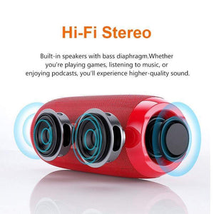 Planet Gates Portable Bluetooth Speaker Wireless Bass Subwoofer Waterproof Outdoor Speakers Boombox AUX TF USB Stereo Loudspeaker Music Box