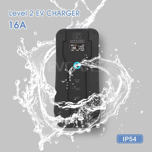 Planet Gates Portable EV Charger Level 2  J1772  Type 2  EVSE Controlle Electric Car Charging Stations 16A  230V Home Wallbox For Zoe Leaf