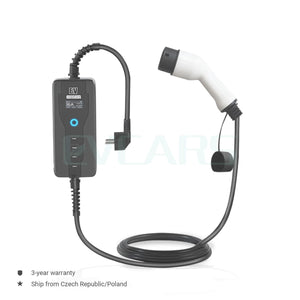 Planet Gates Portable EV Charger Level 2  J1772  Type 2  EVSE Controlle Electric Car Charging Stations 16A  230V Home Wallbox For Zoe Leaf