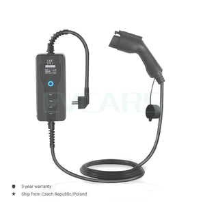 Planet Gates Portable EV Charger Level 2  J1772  Type 2  EVSE Controlle Electric Car Charging Stations 16A  230V Home Wallbox For Zoe Leaf