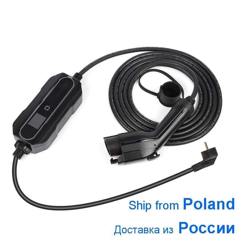 Planet Gates Portable EV Quick Charger AC85-265V J1772 SAE High Quality Connector Handle for Electrical Vehicle Goods