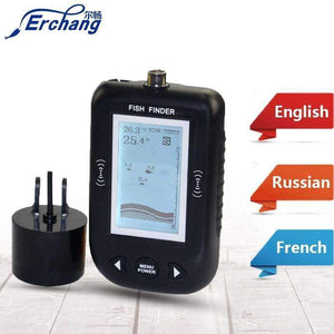 Planet Gates Portable Fish finder 9M Wire Echo Sounder Alarm 0.6-100m Depth Fishfinder Transducer Sensor Sonar For Fishing