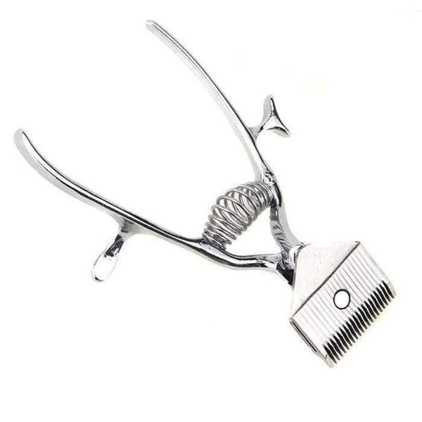 Planet Gates Portable Hand Manual Hair Clippers Hair Trimmer Cutter Stainless Steel Barber Hair Scissor Tool For Men Hair Care