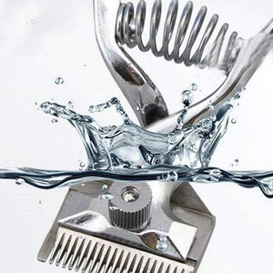 Planet Gates Portable Hand Manual Hair Clippers Hair Trimmer Cutter Stainless Steel Barber Hair Scissor Tool For Men Hair Care