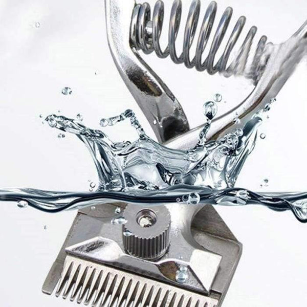 Planet Gates Portable Hand Manual Hair Clippers Hair Trimmer Cutter Stainless Steel Barber Hair Scissor Tool For Men Hair Care