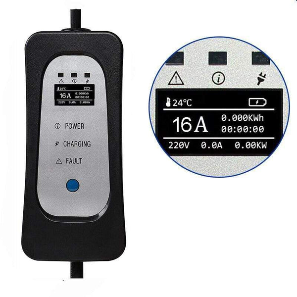 Planet Gates Portable Home Use EV Charger Type 1 16A 13A 10A 8A Adjustable SAE J1772 Electrica Car use
