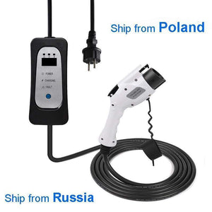 Planet Gates Portable Home Use EV Charger Type 1 16A 13A 10A 8A Adjustable SAE J1772 Electrica Car use