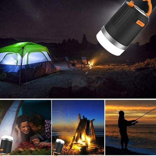 Planet Gates Portable Lantern Outdoor Camping Light 440 Lumens Multifunction USB Rechargeable LED Light With 10400mAh Power Bank