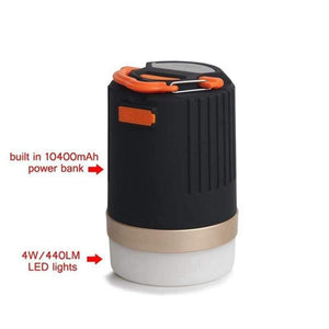 Planet Gates Portable Lantern Outdoor Camping Light 440 Lumens Multifunction USB Rechargeable LED Light With 10400mAh Power Bank