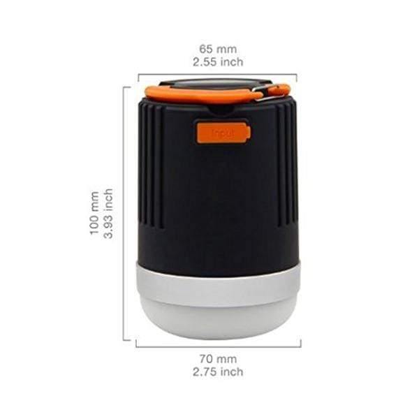 Planet Gates Portable Lantern Outdoor Camping Light 440 Lumens Multifunction USB Rechargeable LED Light With 10400mAh Power Bank
