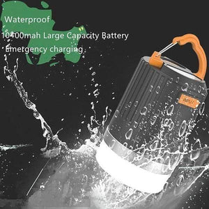 Planet Gates Portable Lantern Outdoor Camping Light 440 Lumens Multifunction USB Rechargeable LED Light With 10400mAh Power Bank