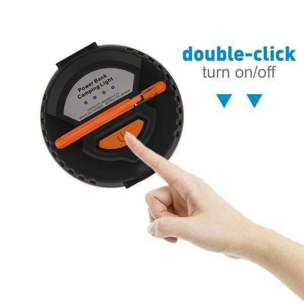 Planet Gates Portable Lantern Outdoor Camping Light 440 Lumens Multifunction USB Rechargeable LED Light With 10400mAh Power Bank