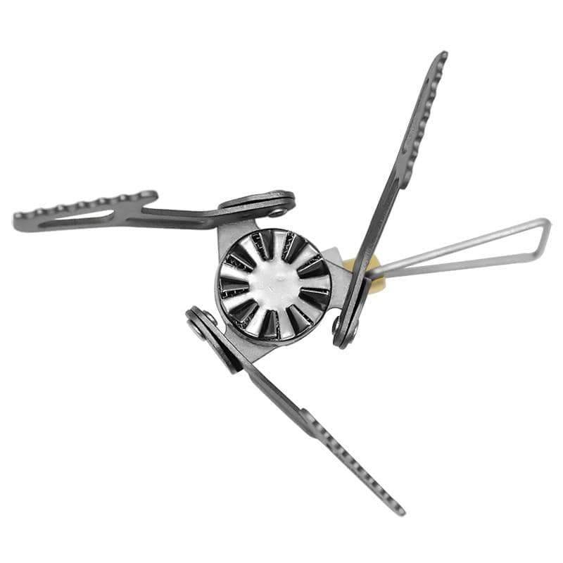 Planet Gates Portable Mini Camping Titanium Stove Outdoor Gas Stove Survival Furnace Stove Pocket Picnic Cooking Gas Burner brs-3000t