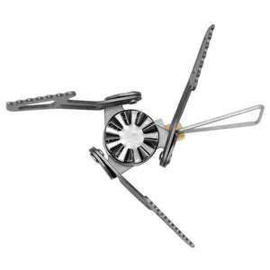 Planet Gates Portable Mini Camping Titanium Stove Outdoor Gas Stove Survival Furnace Stove Pocket Picnic Cooking Gas Burner brs-3000t