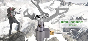 Planet Gates Portable Mini Camping Titanium Stove Outdoor Gas Stove Survival Furnace Stove Pocket Picnic Cooking Gas Burner brs-3000t