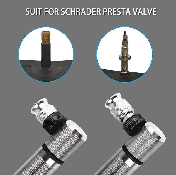 Planet Gates Portable Mini Pump for Bicycle Pump Bike Hand Inflator Schrader Presta Valve Adapter Cycling Tire Needle Air Hose