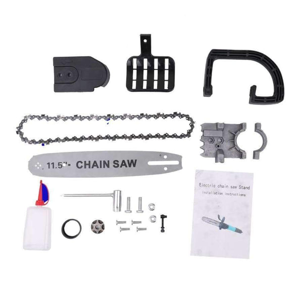 Planet Gates Portable Multipurpose Household DIY Electric Chain Saw Chain Chainsaw Stand Converter Industrial Polisher Modified Wood Cut Tool