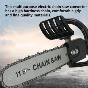 Planet Gates Portable Multipurpose Household DIY Electric Chain Saw Chain Chainsaw Stand Converter Industrial Polisher Modified Wood Cut Tool