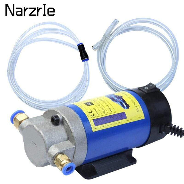 Planet Gates Portable Oil Transfer Pump 12V 1-4L/min Extractor Fluid Suction Electric Change Fuel Pump 100W 4L for Car Motorcycles Boats