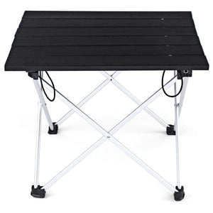 Planet Gates Portable Outdoor BBQ Camping Picnic Aluminum Alloy Folding Table Portable Lightweight Rain-Proof Mini Rectangle Table
