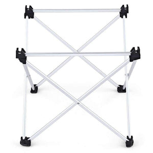 Planet Gates Portable Outdoor BBQ Camping Picnic Aluminum Alloy Folding Table Portable Lightweight Rain-Proof Mini Rectangle Table