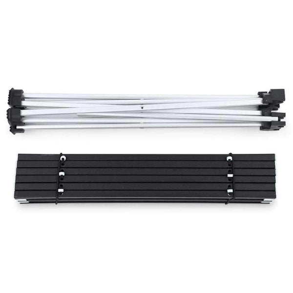 Planet Gates Portable Outdoor BBQ Camping Picnic Aluminum Alloy Folding Table Portable Lightweight Rain-Proof Mini Rectangle Table