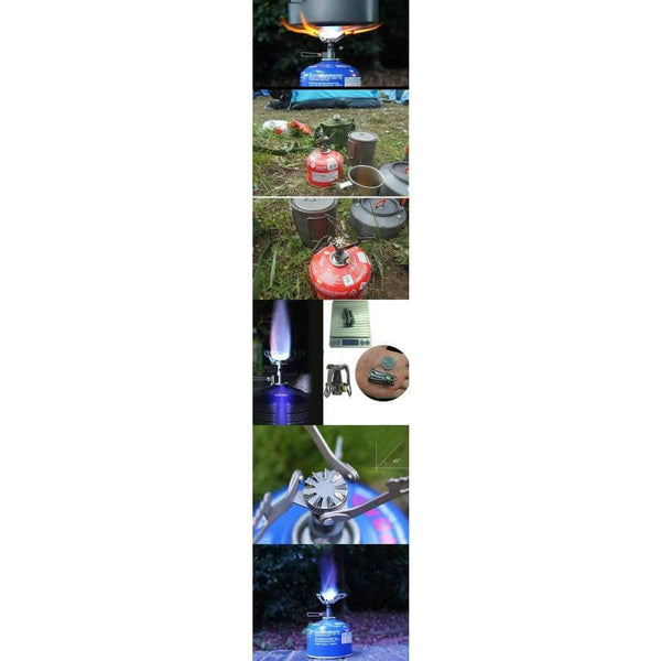 Planet Gates Portable outdoor camping stove butane gas tank picnic stove super light camping stove weighing only 25g picnic