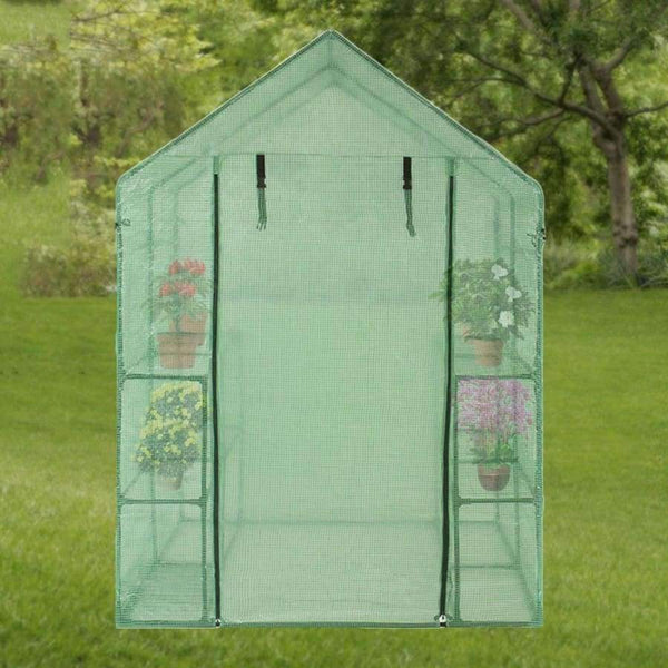 Planet Gates Portable Plastic Garden Greenhouse Cover  For 2 Layer Mini Walk In Greenhouse Outdoor Protect Plants Flowers (no Iron Stand)