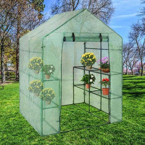 Planet Gates Portable Plastic Garden Greenhouse Cover  For 2 Layer Mini Walk In Greenhouse Outdoor Protect Plants Flowers (no Iron Stand)