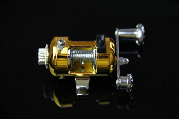 Planet Gates Portable Pocket Telescopic Mini Fishing Rod Pole Pen Shape Folded Fishing Rod With Reel Wheel For Outdoor River Lake Fishing