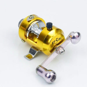 Planet Gates Portable Pocket Telescopic Mini Fishing Rod Pole Pen Shape Folded Fishing Rod With Reel Wheel For Outdoor River Lake Fishing