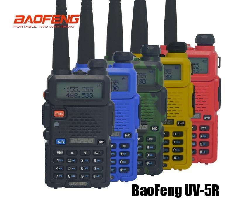 Portable Radios Baofeng UV5R two way radio Walkie-talkie 5W vhf uhf du
