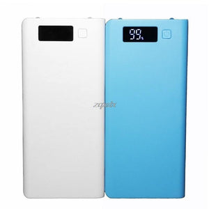 Planet Gates Portable Slim 5V Dual USB 8x 18650 Power Bank Battery Box Mobile Phone Charger DIY Shell Case Z07 Drop ship