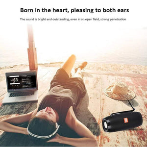 Planet Gates Portable Speakers Bluetooth Column Wireless Bluetooth Speaker Powerful High BoomBox Outdoor Bass HIFI TF FM Radio With LED Light