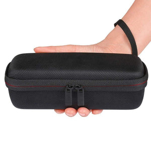 Planet Gates Portable Wireless Bluetooth EVA Speaker Case For Anker SoundCore 2 With Mesh Dual Pocket Audio Cable Carrying Travel Bag-Black