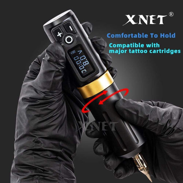 Planet Gates Portable Wireless Tattoo Machine Pen Strong Coreless Motor Detachable Design 1800 mAh Lithium Battery Fast Charge