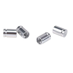 POSSBAY Black Car Wheel Air Valve Caps Auto Motorcycle Airtight Tyre Tire Valve Cap Cover Accessories Parts for Ford VW BMW