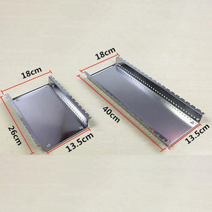 Pot Lid Rack Pan&Cutting Board Holder Stand Kitchen Organizer Dual Racks Chopping Board Shelf Stainless Steel Shelf Pan Rack