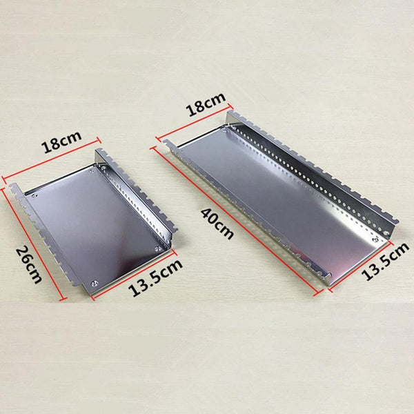 Pot Lid Rack Pan&Cutting Board Holder Stand Kitchen Organizer Dual Racks Chopping Board Shelf Stainless Steel Shelf Pan Rack