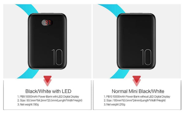 Planet Gates Power Bank for xiaomi mi iPhone,USAMS Mini Pover Bank 10000mAh LED Display Powerbank External Battery Poverbank  Fast charging