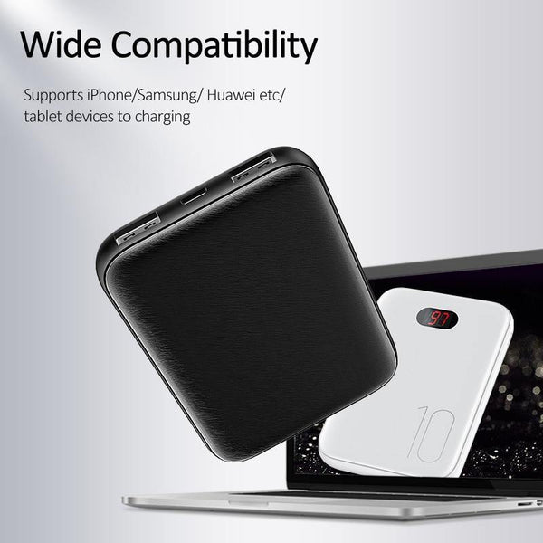 Planet Gates Power Bank for xiaomi mi iPhone,USAMS Mini Pover Bank 10000mAh LED Display Powerbank External Battery Poverbank  Fast charging