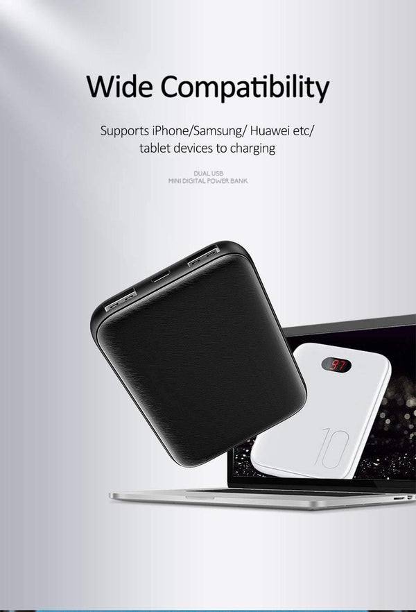 Planet Gates Power Bank for xiaomi mi iPhone,USAMS Mini Pover Bank 10000mAh LED Display Powerbank External Battery Poverbank  Fast charging