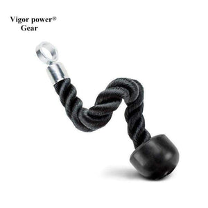 Planet Gates Power Gear Single Bicep Fitness Rope Tricep Rope Abdominal Crunches Body Building Gym Pull Rope